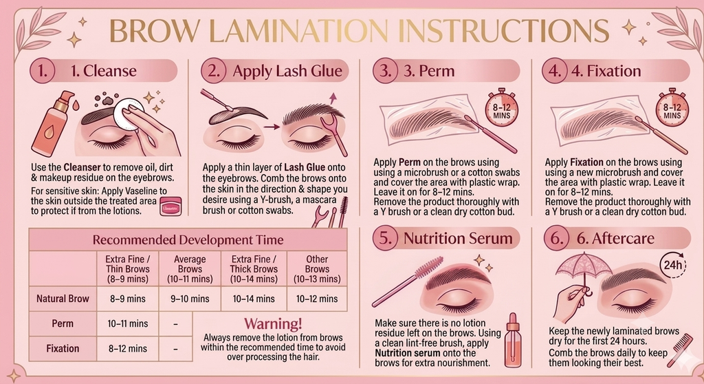 At-Home Brow Lamination & Lash Lift Kits for Beginners