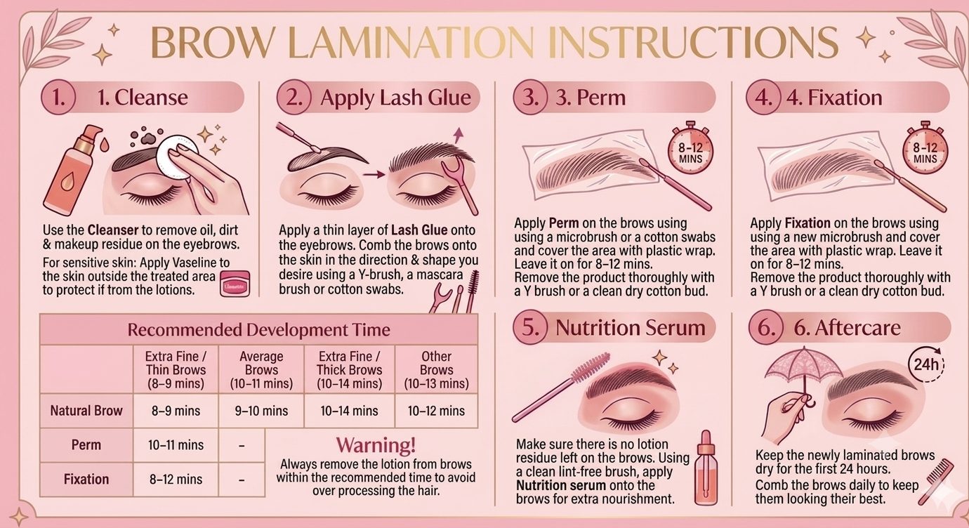 At-Home Brow Lamination & Lash Lift Kits for Beginners